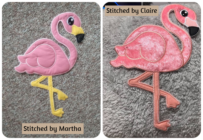 Large Flamingo by Claire and Martha