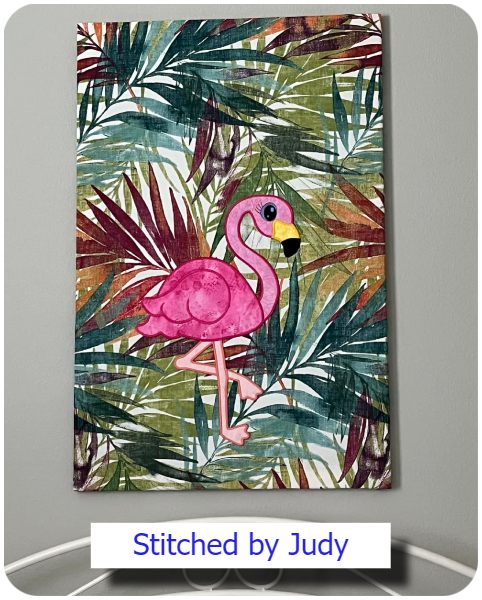 Large Flamingo by Judy