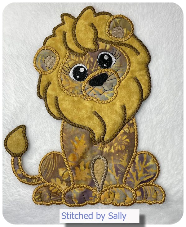 Large Lion by Sally