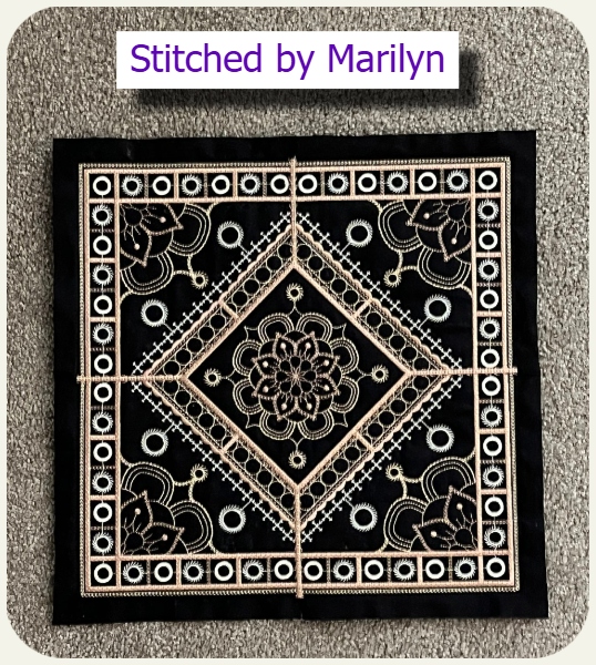 Large Mandala Block by Marilyn