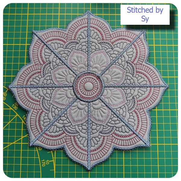 Large Mandala topper by Sy