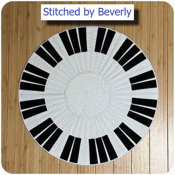 Large Piano Placemat by Beverly