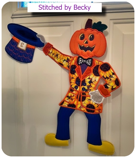 Large Pumpkin Head by Becky