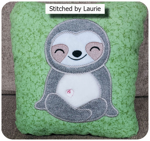 Large Sloth Cushion by Laurie