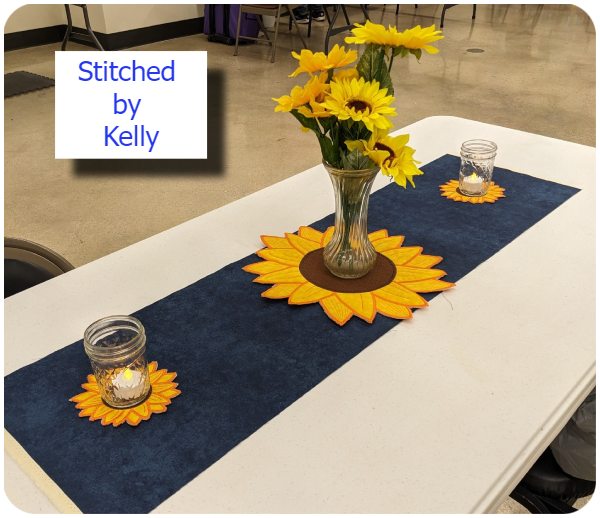 Large Sunflower Placemat by Kelly 070224