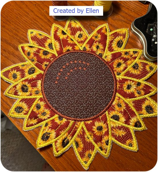Large Sunflower by Ellen