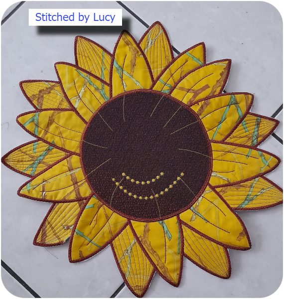 Large Sunflower by Lucy