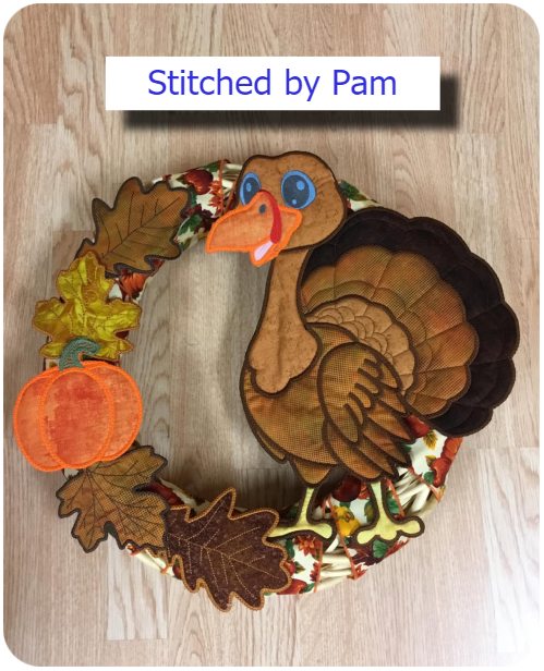 Large Turkey Wreath by Pam