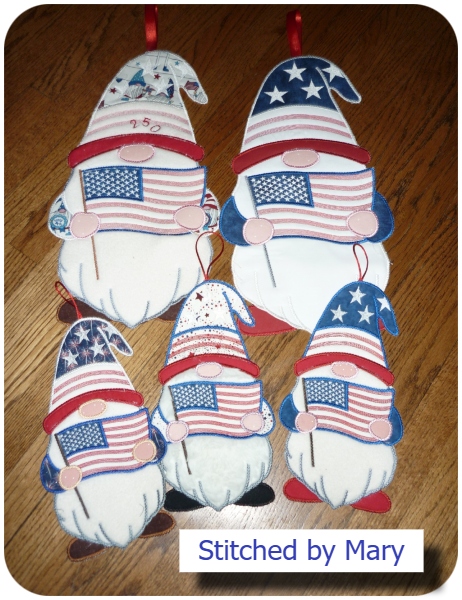 Large usa gnome by Mary