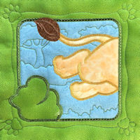 Lion Quilt Block