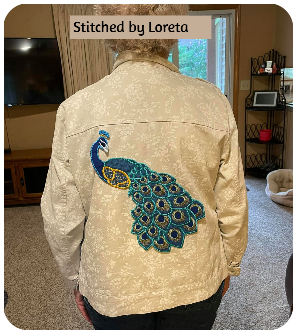 Loreta - Large Peacock Jacket