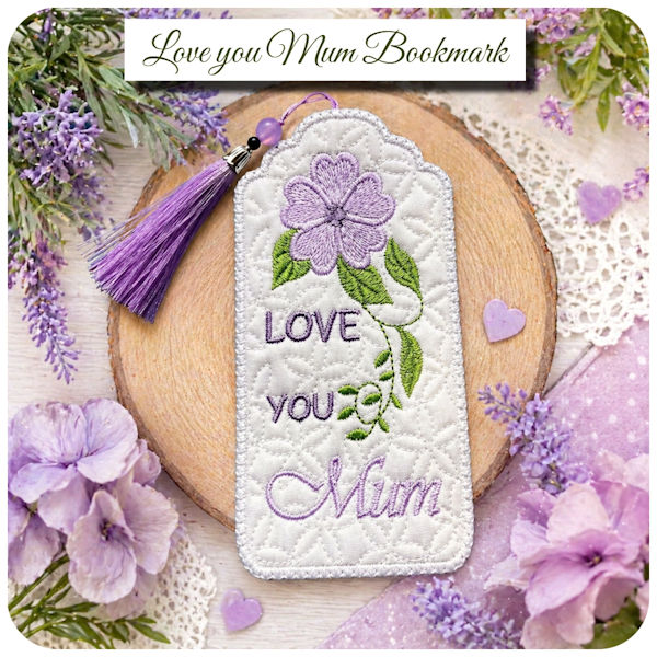Love you Mum Bookmark by Kreative Kiwi - 600