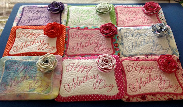 Mary Mothers Day Mug Rugs