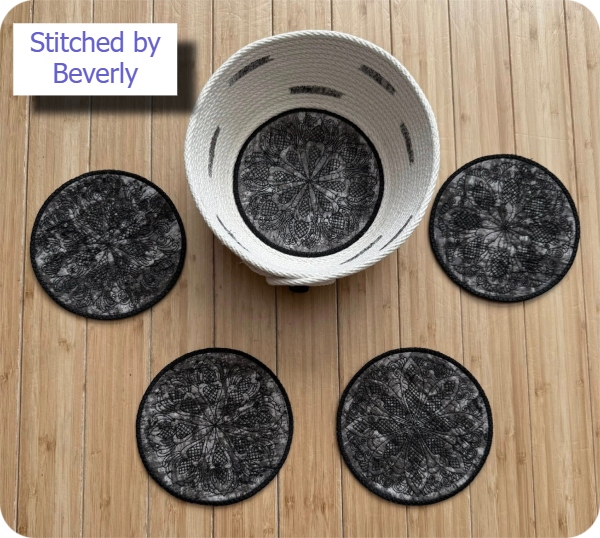 Majestic Coasters and Bowl by Beverly