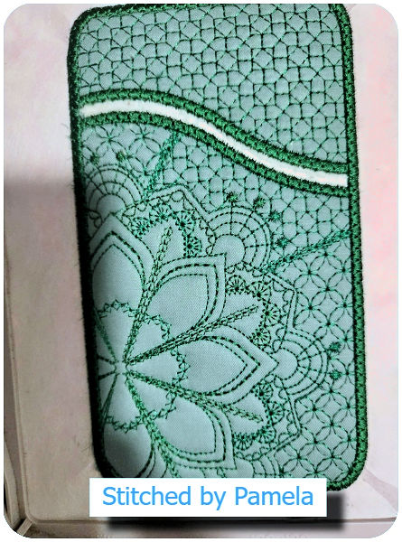 Mandala Glass Case by Pamela