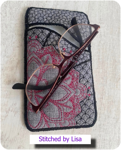 Mandala glass case by Lisa