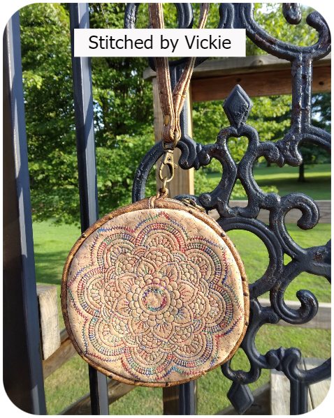 Mandala topper bag by Vickie