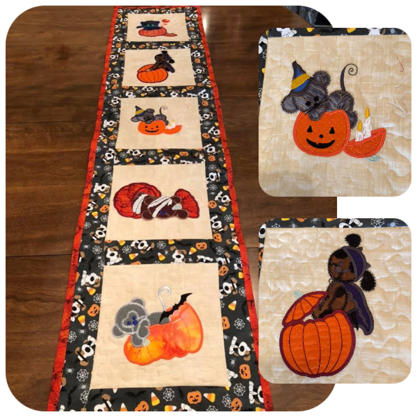 Halloween Tablerunner by Marge