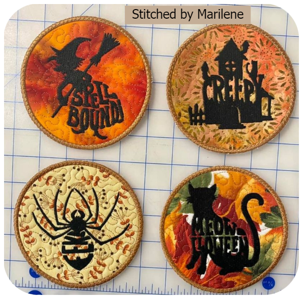 Marilene - Free Halloween Coasters