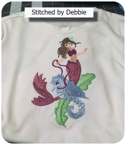 Mermaid T-shirt by Debbie