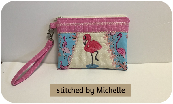 Michelle - Mix and Match Bag with Flamingo
