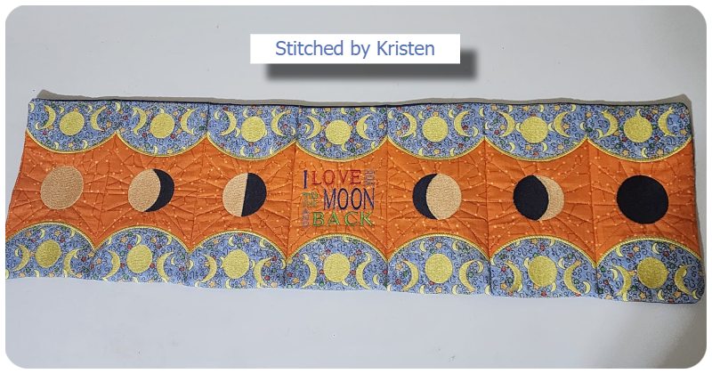 Moon and back by Kristen