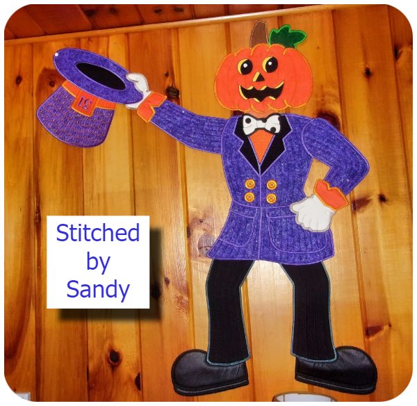 Mr Pumpkin Head by Sandy