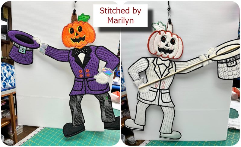Mr Pumpkin head by Marilyn