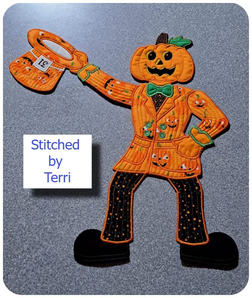 Mr Pumpkin head by Terri