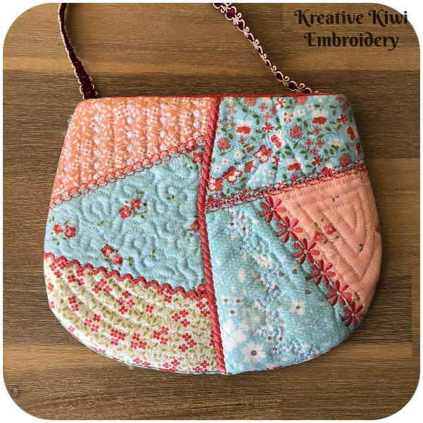 Multi Fabric CP Evening Bag