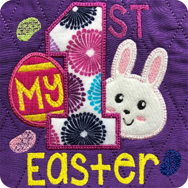 My First Easter Applique Design