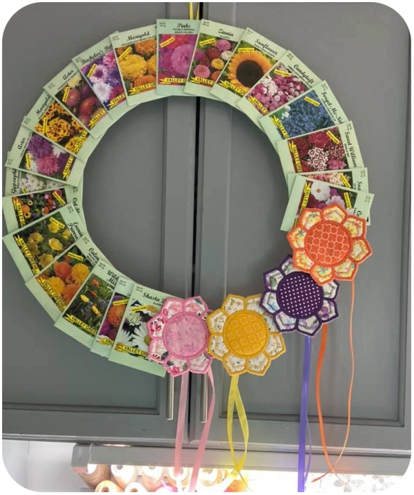 NL - Mary - Free Flowers Garden Wreath