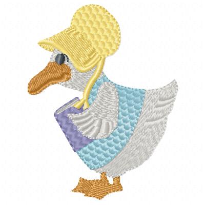 Free Mother Goose embroidery design wording