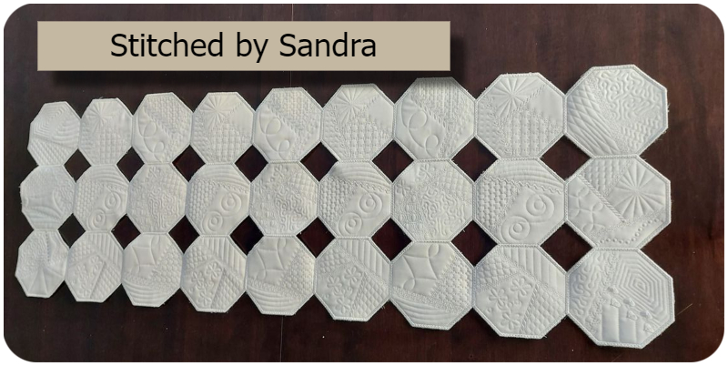 Octagon Table Runner by Sandra