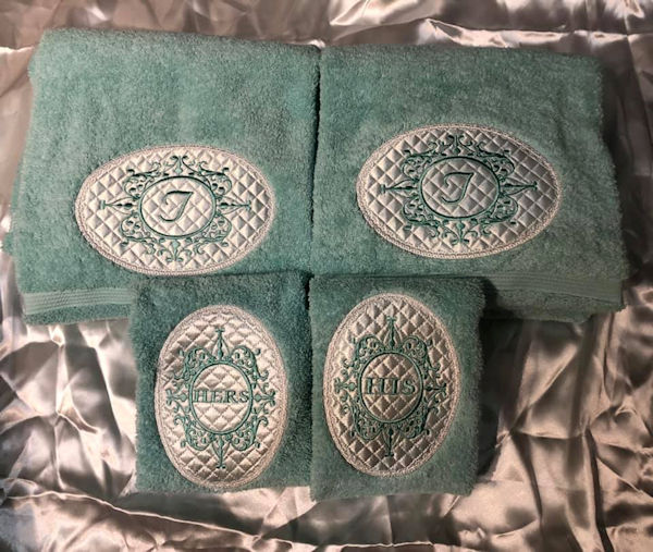 Mongrammed  Towel Set