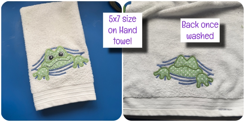 Peeper Frog Hand Towel