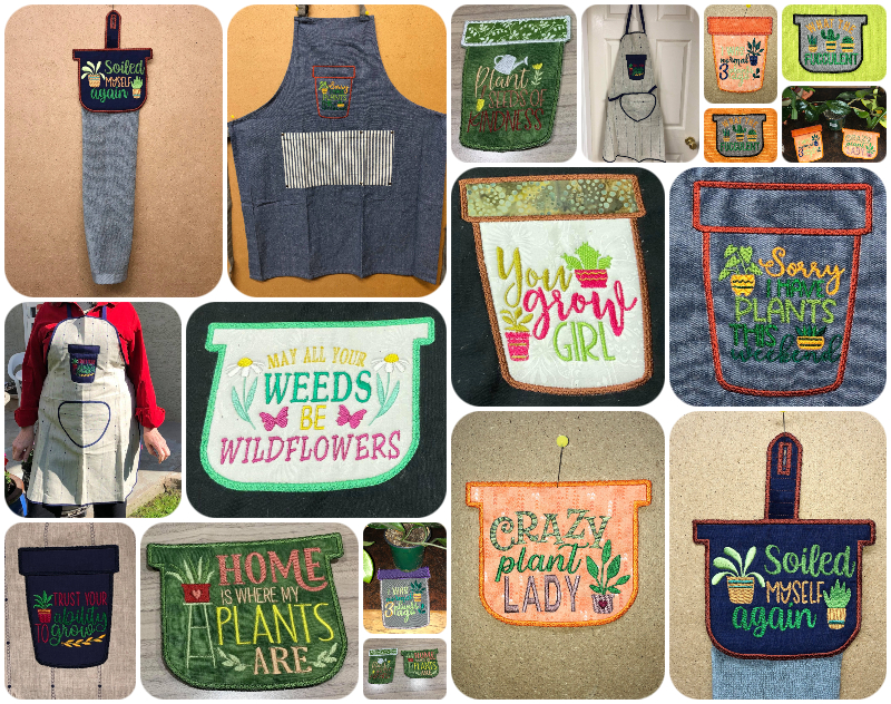 Plant Sayings samples by Cotton I Sew