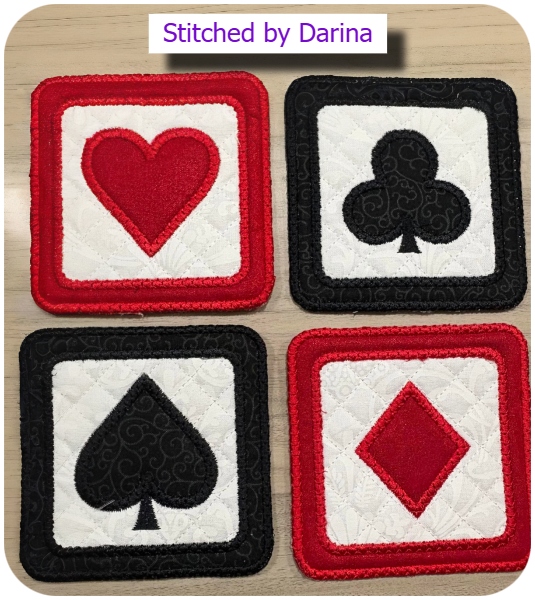 Playing Card coasters by Darina