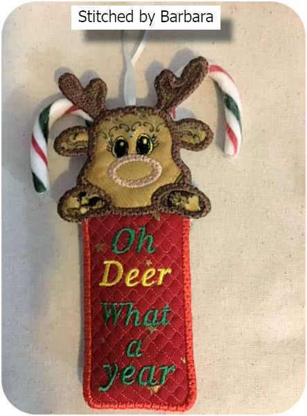 Reindeer Candy Holder by Barbara