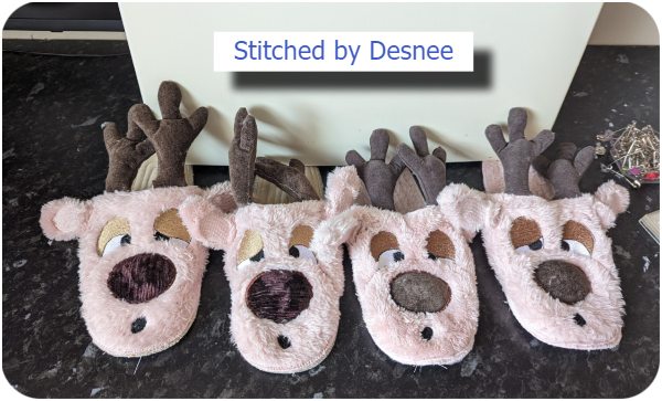 Reindeer Slippers by Desnee