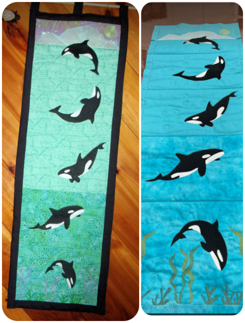 Sandy and Louise - Orca Wall Hanging
