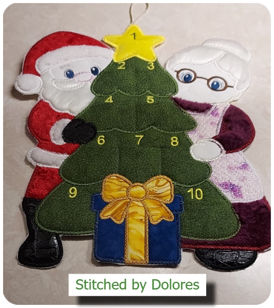 Santa Advent by Dolores 2511