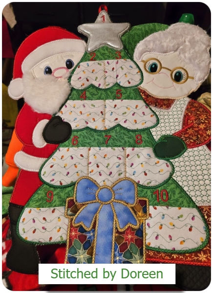 Santa Advent by Doreen