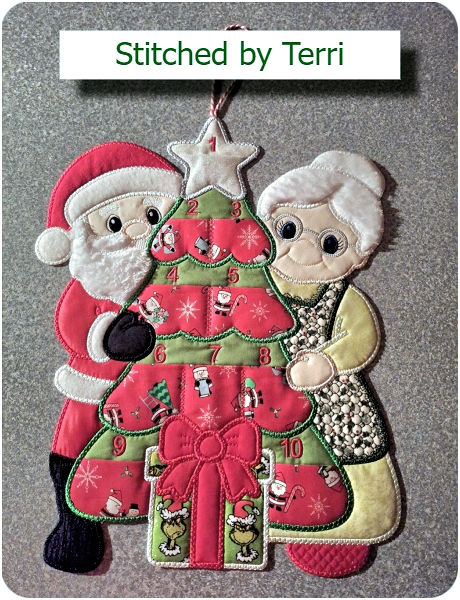 Santa advent by Terri