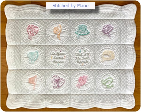 Scallop Edge Quilt by Marie