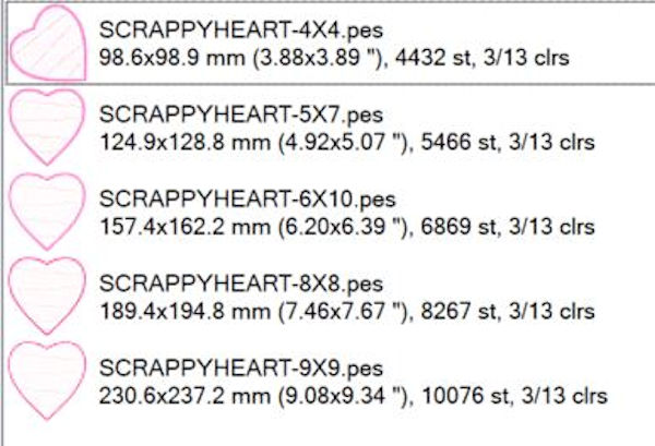 Scrappy Heart File Size