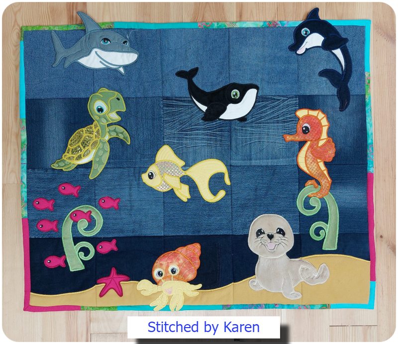 Sea Quilt by Karen