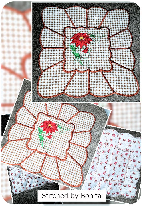 Square Scallop Placemat by Bonita