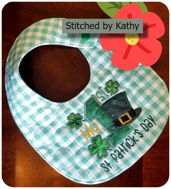 St Patricks Day Bib by Kathy