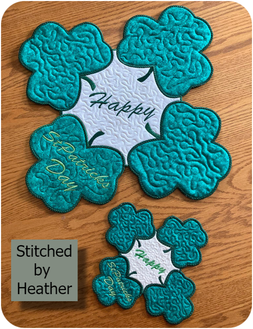 St Patricks Day Placemat by Heather
